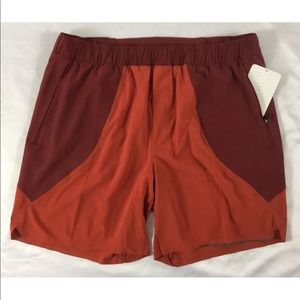 Lululemon Men’s Switch Up Short Burnt Orange & Red